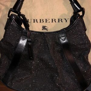 Authentic Black Burberry Purse